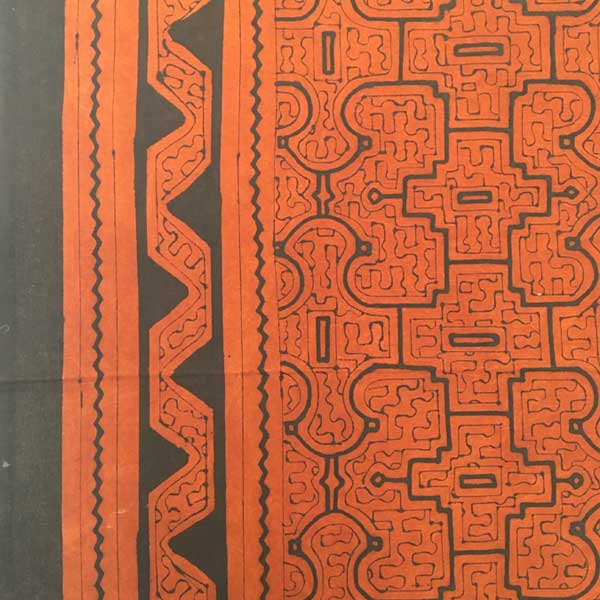 茶色の泥染めの工程9 シピボ族の泥染め-アマゾン屋-