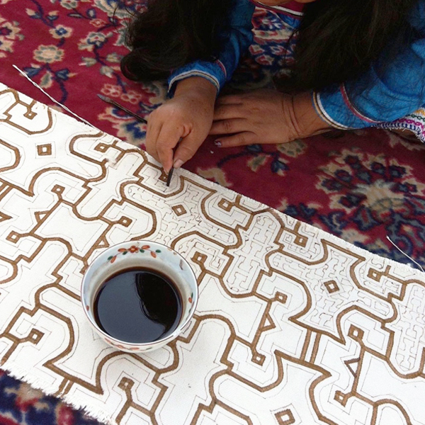 シピボ族の泥染め-アマゾン屋 - アマゾン・シピボ族の泥染め